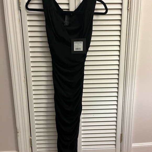 Norma Kamali Black Tara Dress - Picture 1 of 4